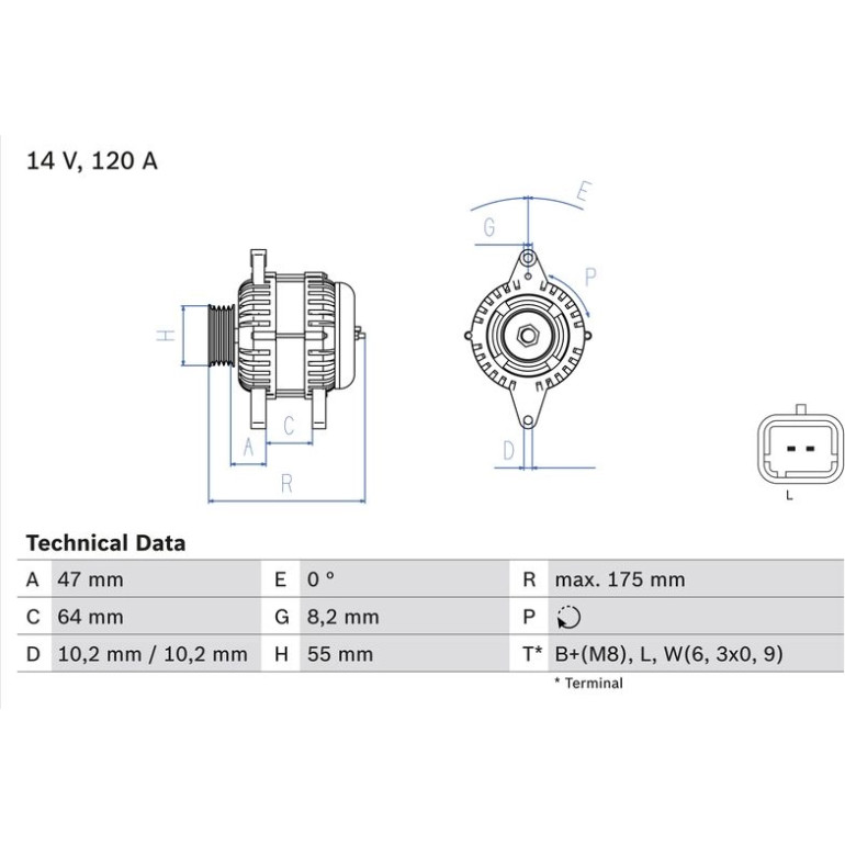 Lichtmaschine 0 986 049 650