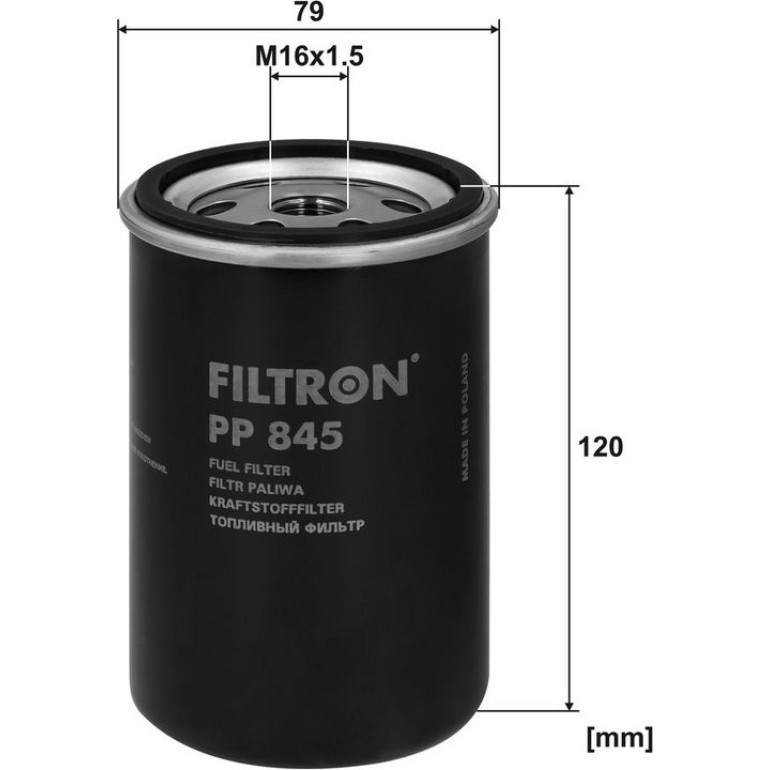 FILTRON Kraftstofffilter PP 845 FILTRON Kraftstofffilter PP 845