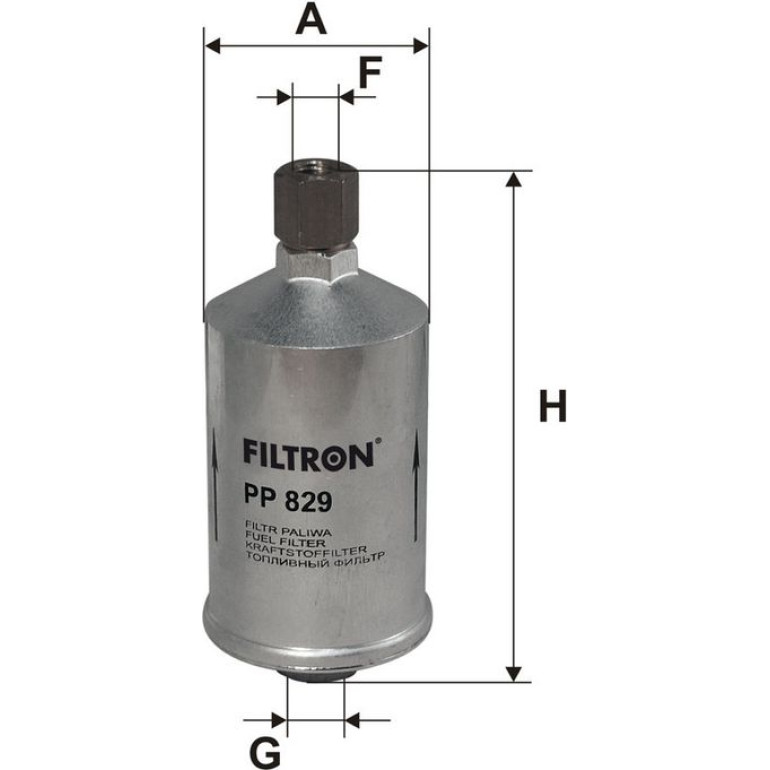 FILTRON Kraftstofffilter PP 829 FILTRON Kraftstofffilter PP 829