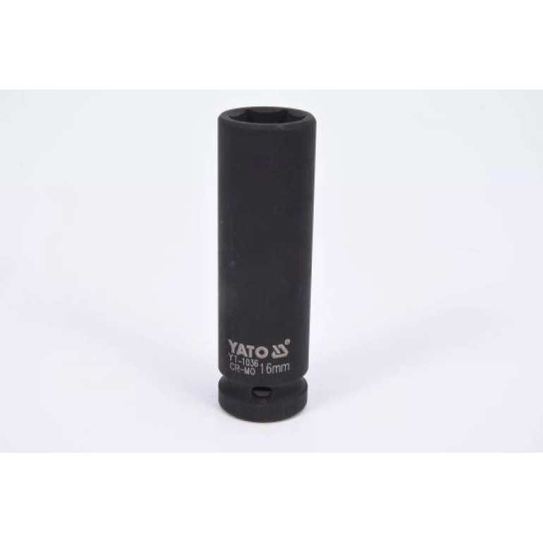 Kraft-Steckschlüssel Lang 16 mm 1/2 YT-1036 Kraft-Steckschlüssel Lang 16 mm 1/2 YT-1036