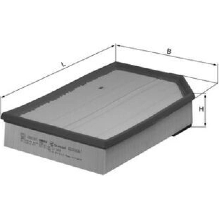 MAHLE Luftfilter LX 868 MAHLE Luftfilter LX 868