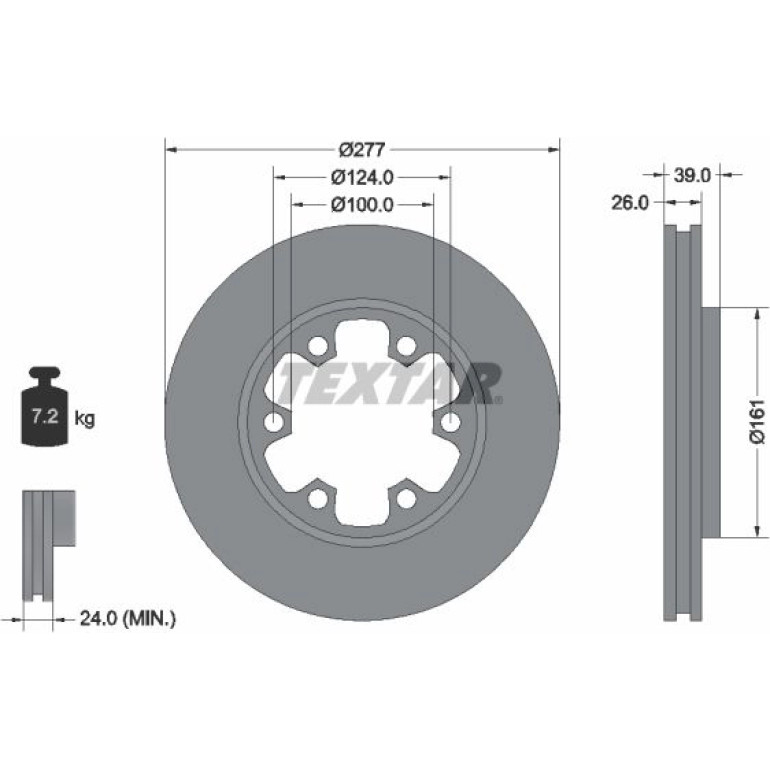 Bremsscheibe Nissan P. Terrano 96-/Maverick 92059000 Bremsscheibe Nissan P. Terrano 96-/Maverick 92059000