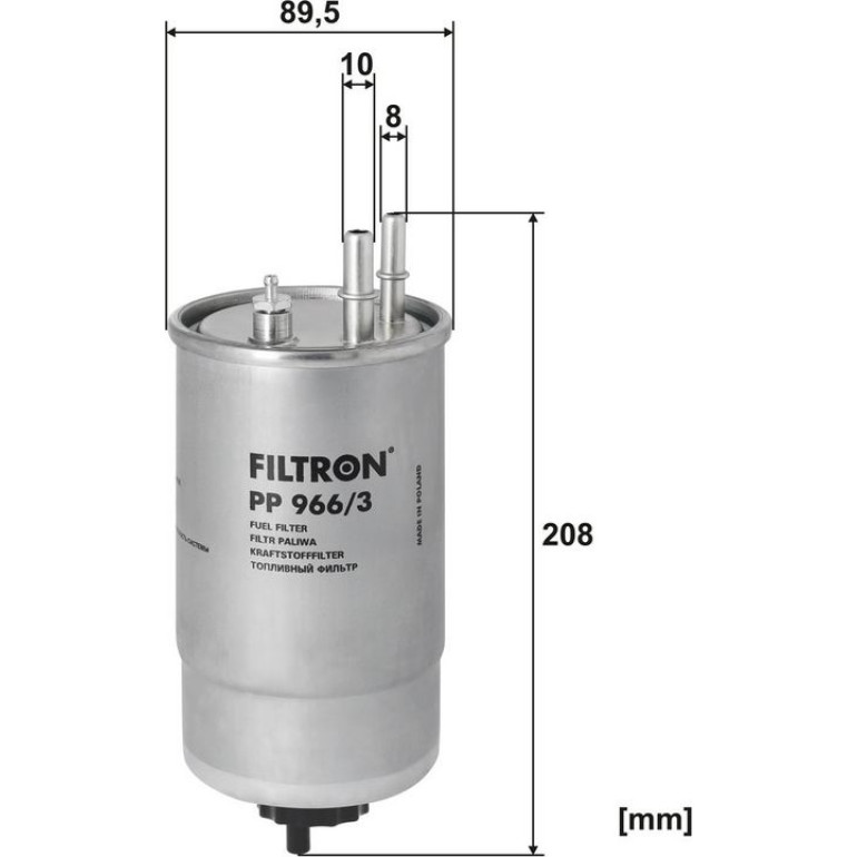 FILTRON Kraftstofffilter PP 966/3 FILTRON Kraftstofffilter PP 966/3