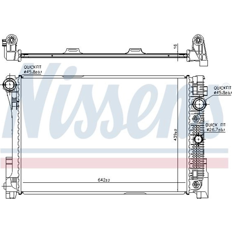 Wasserkühler PKW 67161 Wasserkühler PKW 67161