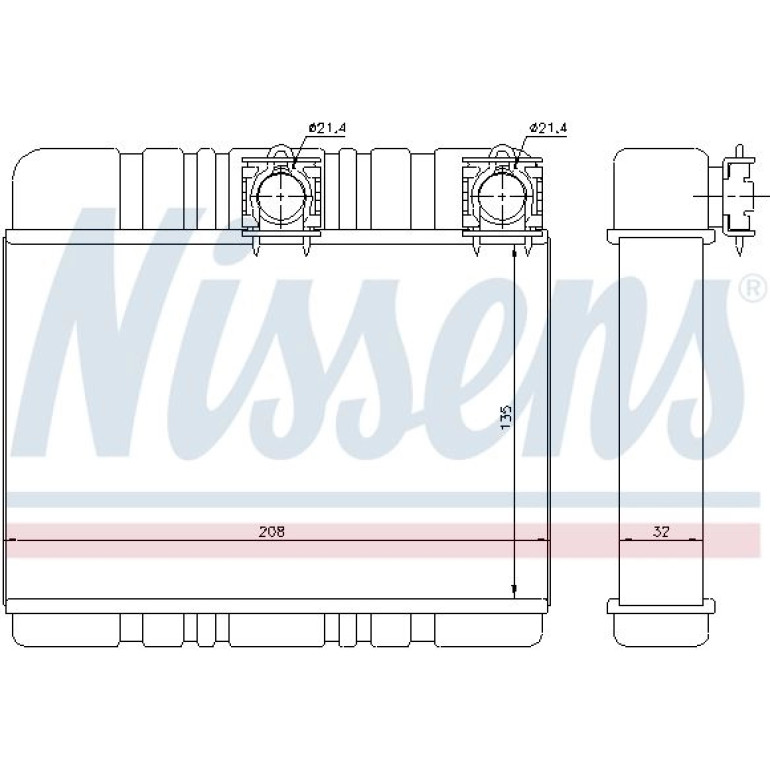 Heizkühler PKW 70514 Heizkühler PKW 70514