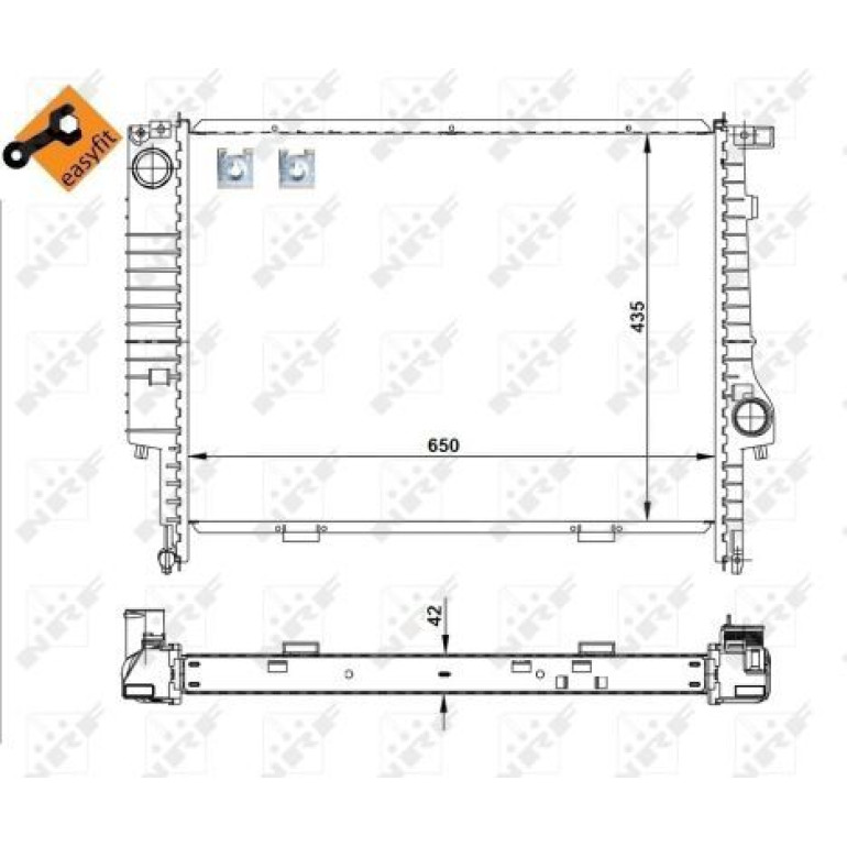Kühler, Motorkühlung 509589 Kühler, Motorkühlung 509589