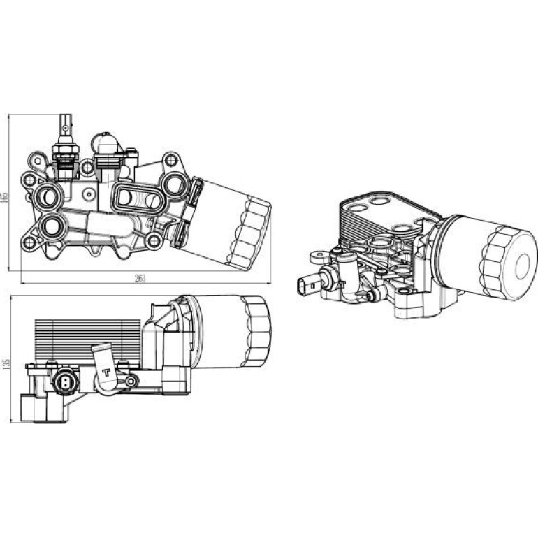 Ölkühler, Motor“L 31845 Ölkühler, Motor“L 31845