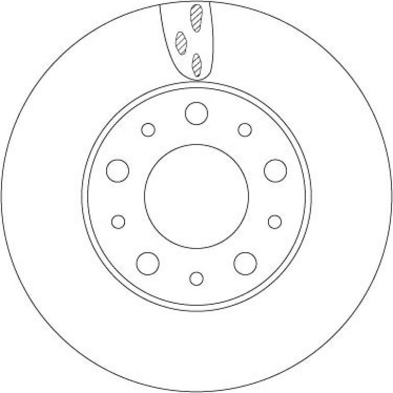 40 481 105 Bremsscheibe VA DF6918S 40 481 105 Bremsscheibe VA DF6918S