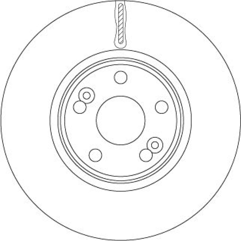 72 481 070 Bremsscheibe VA DF6233S 72 481 070 Bremsscheibe VA DF6233S