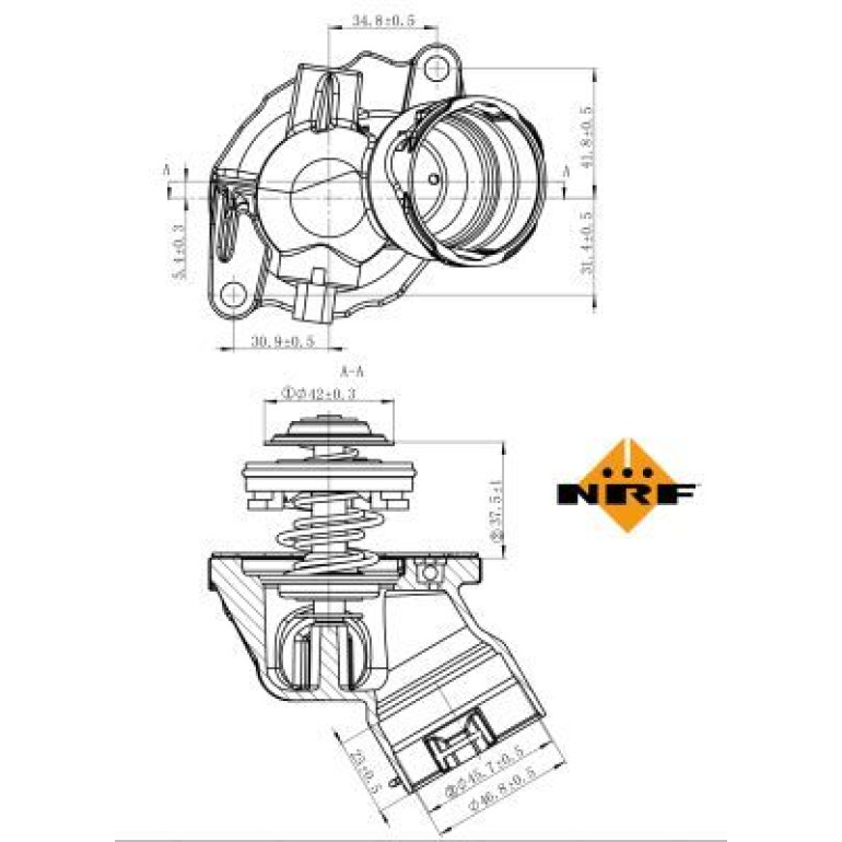 THERMOSTAT, KÜHLMITTEL NRF725032 THERMOSTAT, KÜHLMITTEL NRF725032