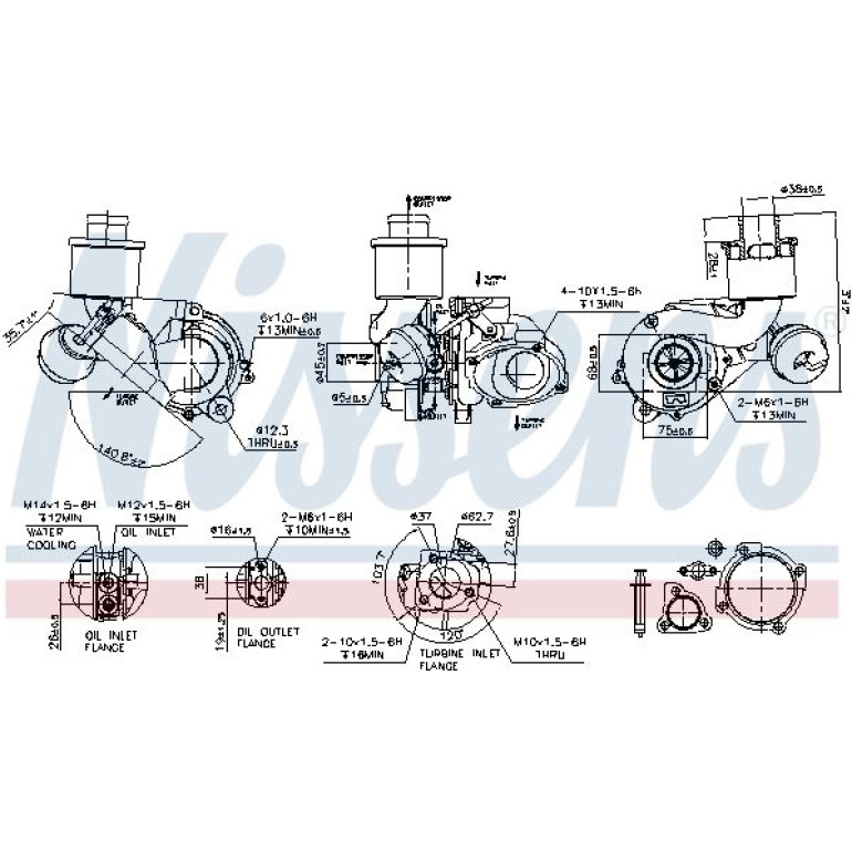 NISSENS Turbolader 93110 NISSENS Turbolader 93110