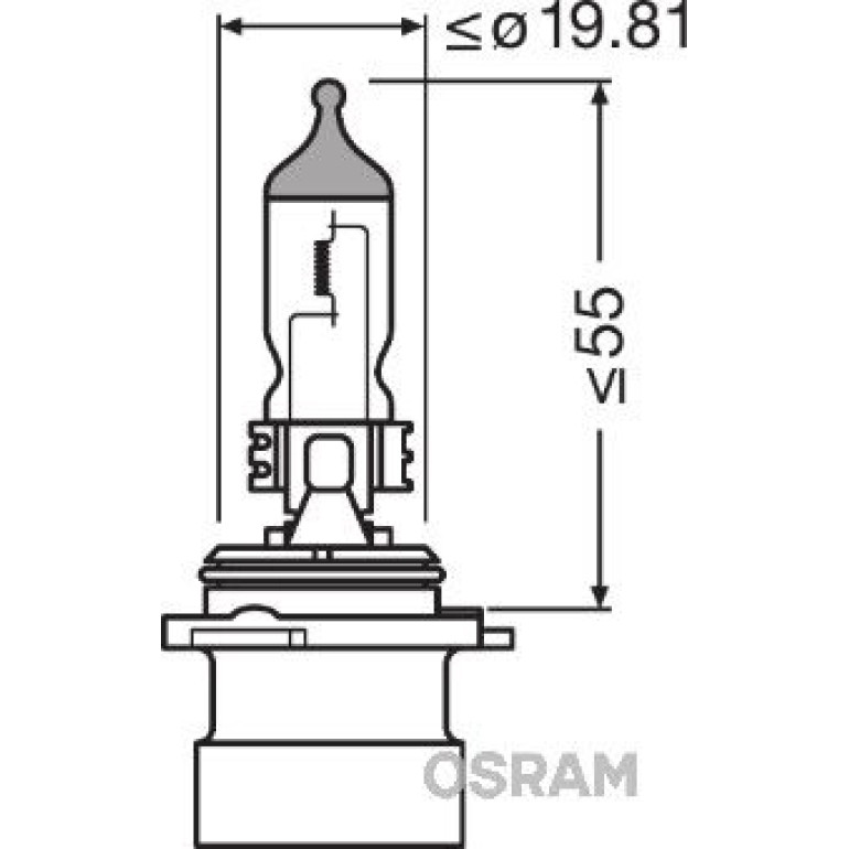 HB4A OSRAM 12V 51W P20d 9006XS HB4A OSRAM 12V 51W P20d 9006XS