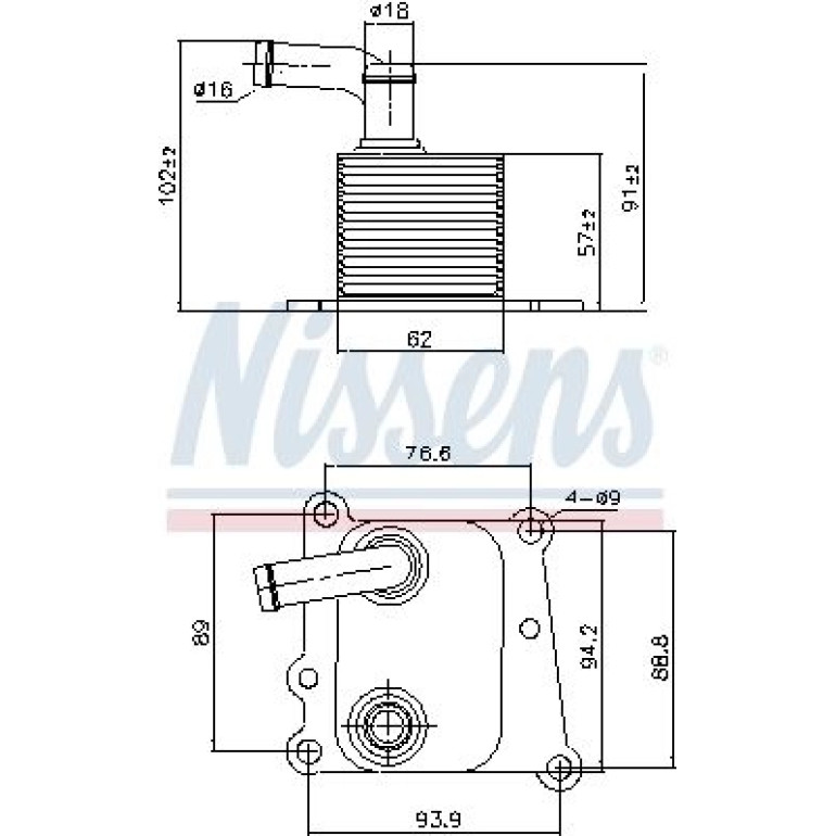 Ölkühler PKW 90776 Ölkühler PKW 90776