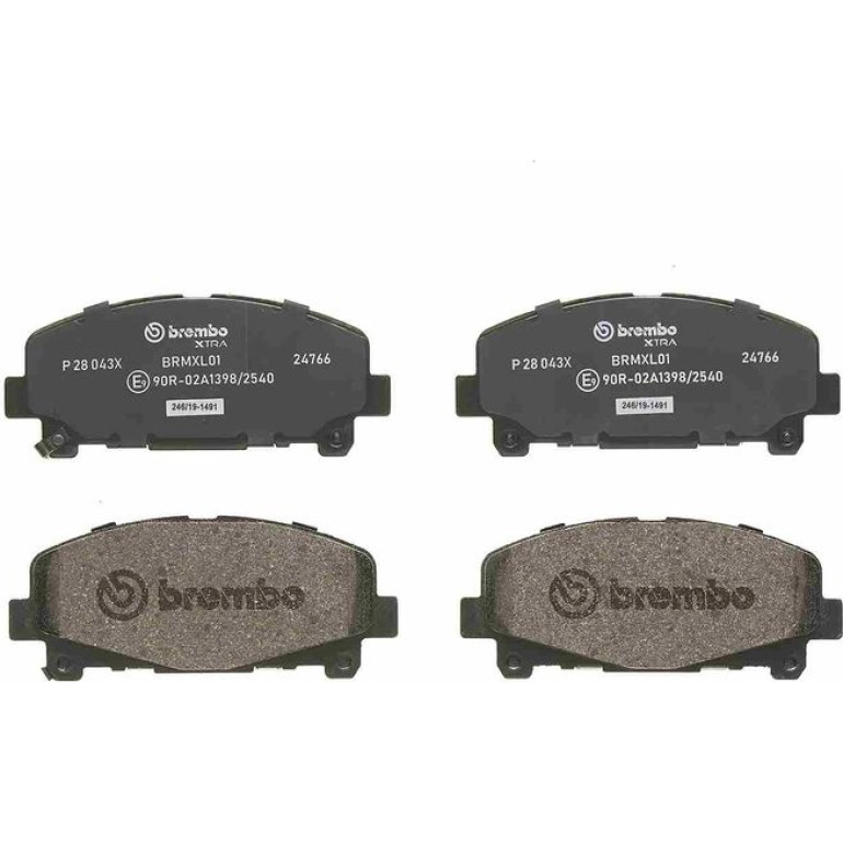 BREMBO Bremsklötze Xtra VA P 28 043X BREMBO Bremsklötze Xtra VA P 28 043X