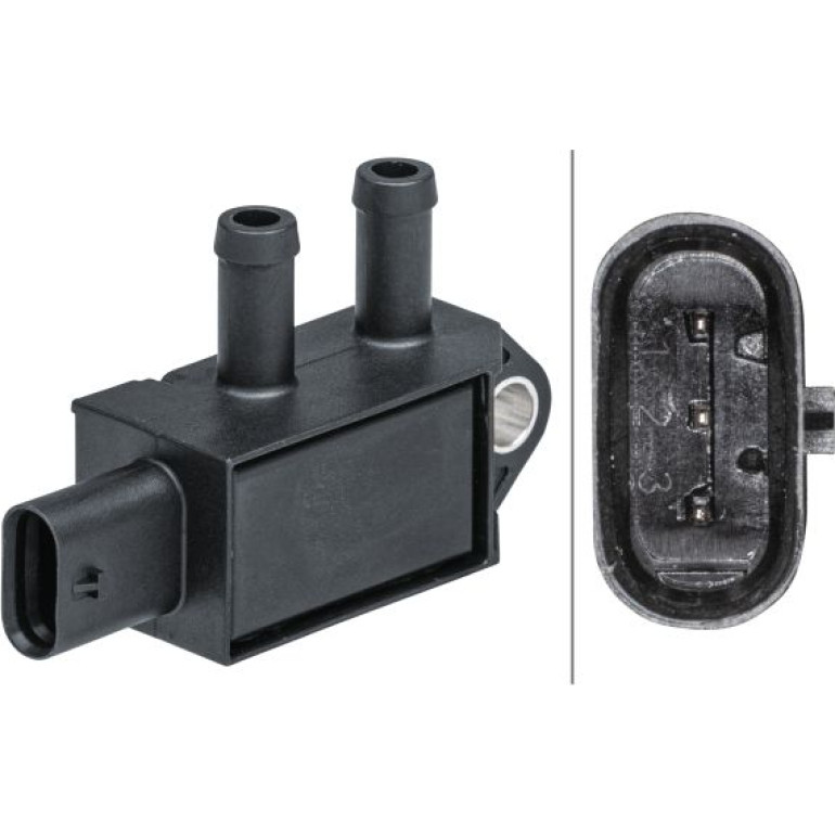HELLA Sensor, Abgasdruck 6PP 009 403-221 HELLA Sensor, Abgasdruck 6PP 009 403-221