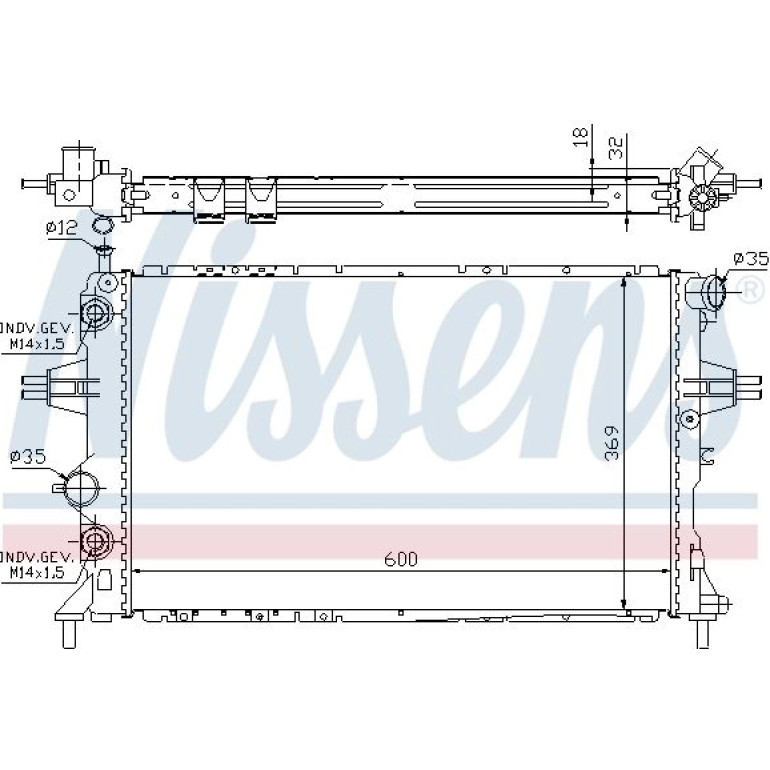 Wasserkühler PKW 63247A Wasserkühler PKW 63247A