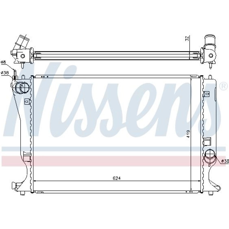 Wasserkühler PKW 64666A Wasserkühler PKW 64666A