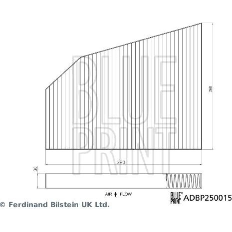 BLUE PRINT Aktivkohlefilter PKW ADBP250015 BLUE PRINT Aktivkohlefilter PKW ADBP250015