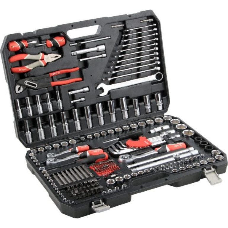 Steckschlüsselsatz Xxl Typ2 1/2 + 3/8 + 1/4 225-Tlg YT-38941 Steckschlüsselsatz Xxl Typ2 1/2 + 3/8 + 1/4 225-Tlg YT-38941