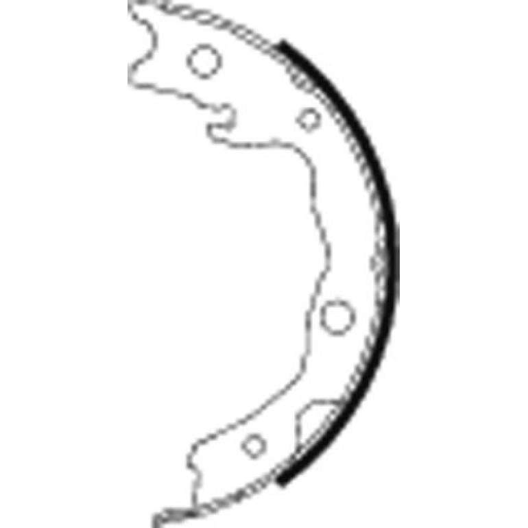 Handbremsbacken Nissan Qashqai 07 91068200 Handbremsbacken Nissan Qashqai 07 91068200