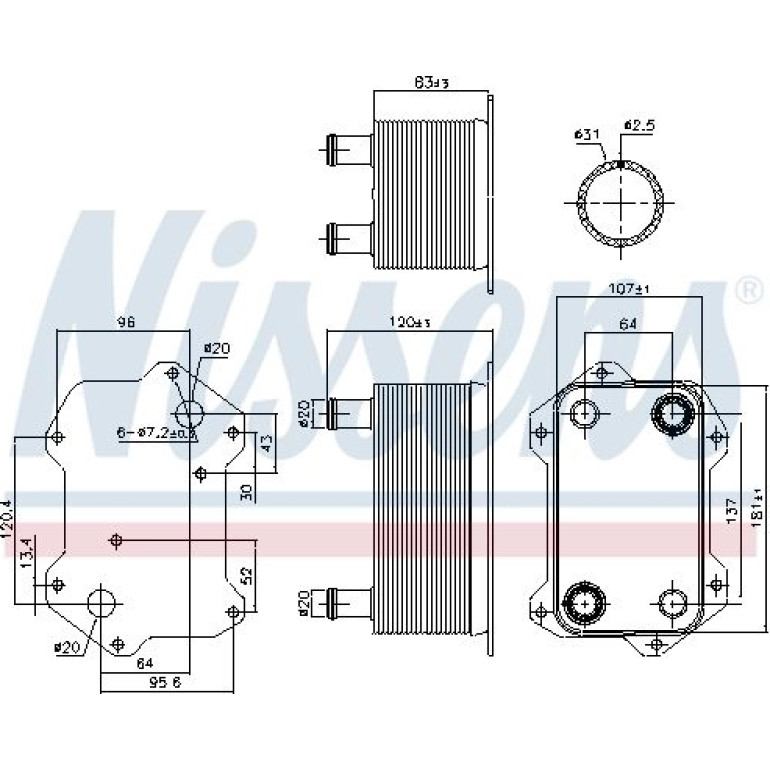 Ölkühler PKW 91269 Ölkühler PKW 91269