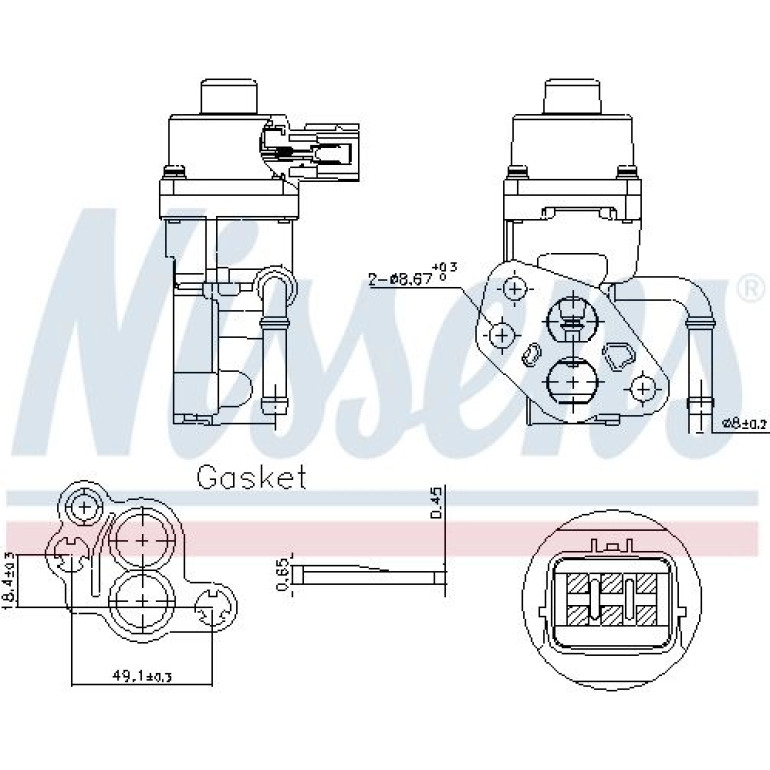 NISSENS Agr-Ventil 98168 NISSENS Agr-Ventil 98168