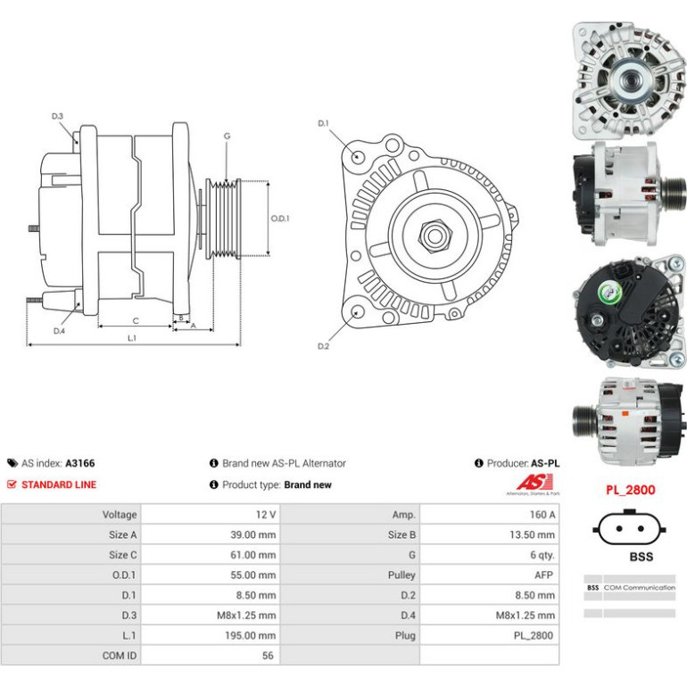 Generator A3166 Generator A3166