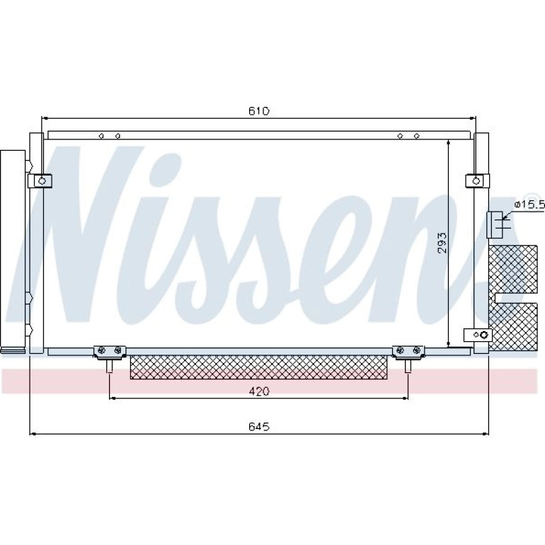 Kondensator PKW 94885 Kondensator PKW 94885