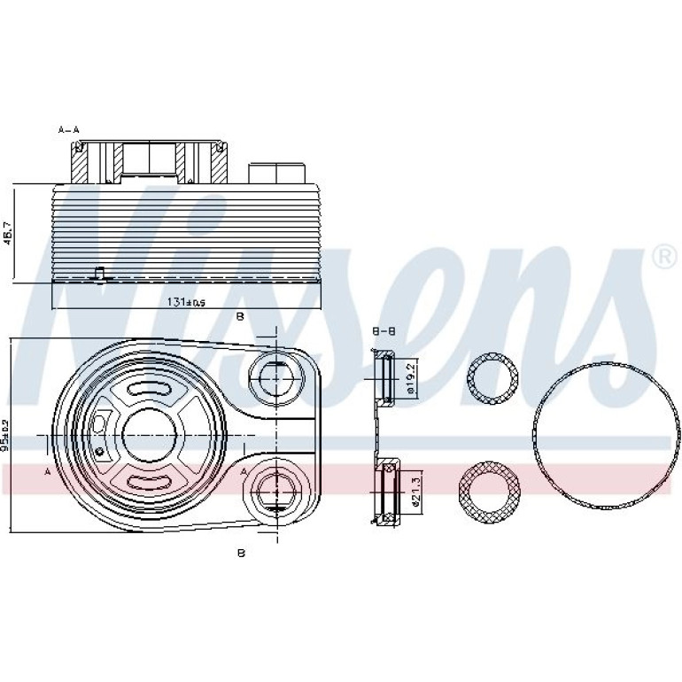 Ölkühler PKW 90705 Ölkühler PKW 90705