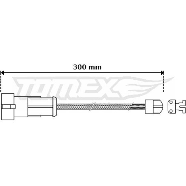 TOMEX brakes Warnkontakt, Bremsbelagverschleiß TX 30-53 TOMEX brakes Warnkontakt, Bremsbelagverschleiß TX 30-53