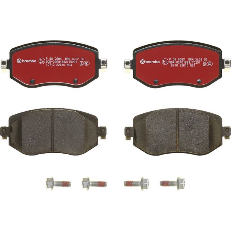 BREMBO Bremsklötze XTRA VA P 68 068X BREMBO Bremsklötze XTRA VA P 68 068X