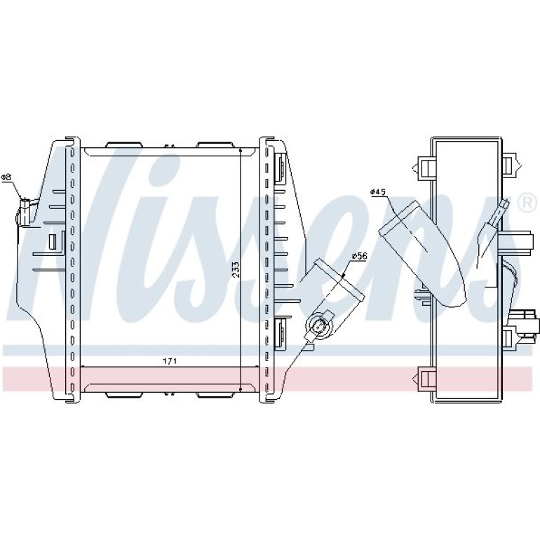 Ladeluftkühler PKW 96579