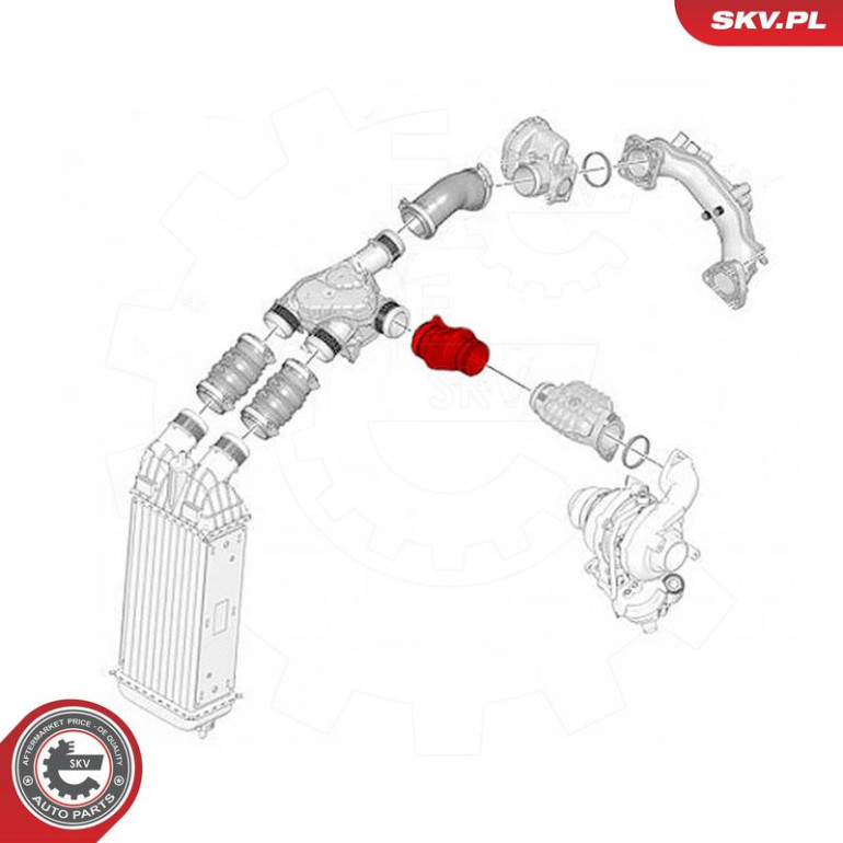 ESEN SKV Ladeluftschlauch 54SKV139 ESEN SKV Ladeluftschlauch 54SKV139
