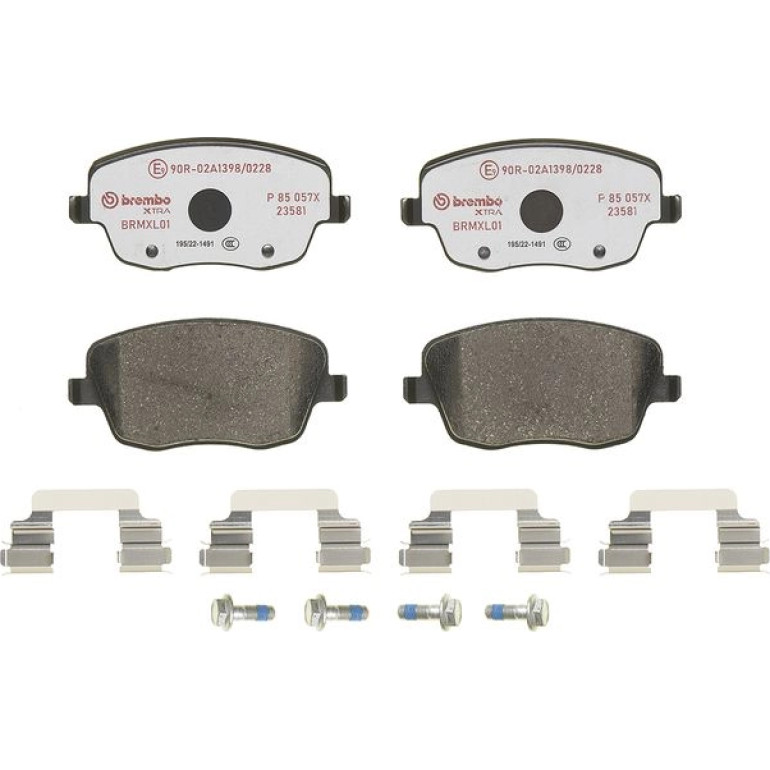 BREMBO Bremsklötze Xtra VA P 85 057X BREMBO Bremsklötze Xtra VA P 85 057X