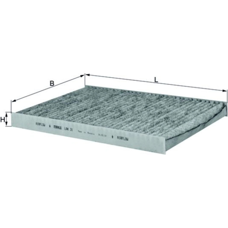 MAHLE Filter, Innenraumluft LAK 31 MAHLE Filter, Innenraumluft LAK 31