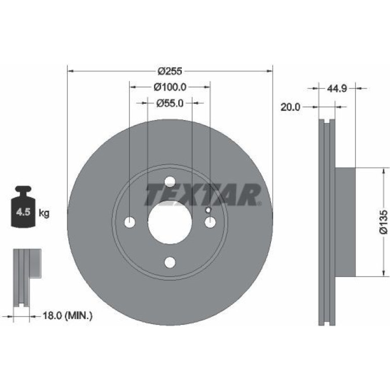 Bremsscheibe Mazda P. Mx-5 92096800 Bremsscheibe Mazda P. Mx-5 92096800