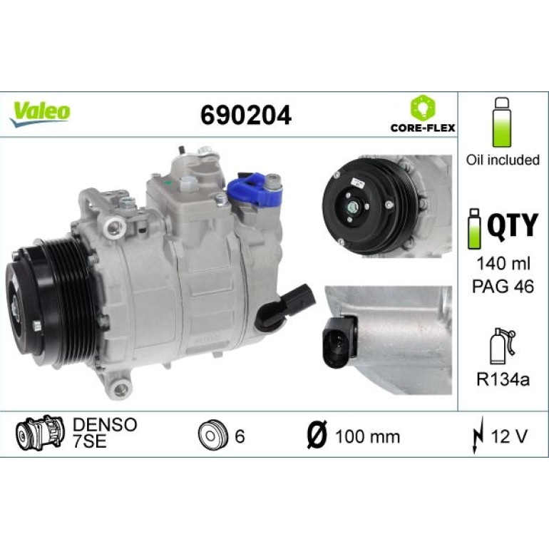 KOMPRESSOR, KLIMAANLAGE 690204