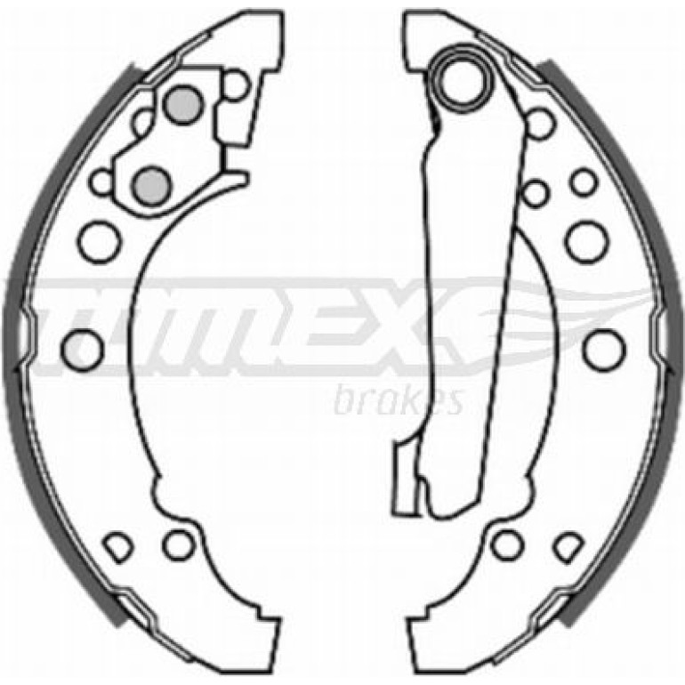 TOMEX brakes Bremsbackensatz TX 20-23 TOMEX brakes Bremsbackensatz TX 20-23