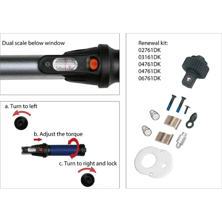 ROOKS Drehmomentschlüssel 1/2", 10-100 Nm – Präzise und langlebig ROOKS Drehmomentschlüssel 1/2", 10-100 Nm – Präzise und langlebig