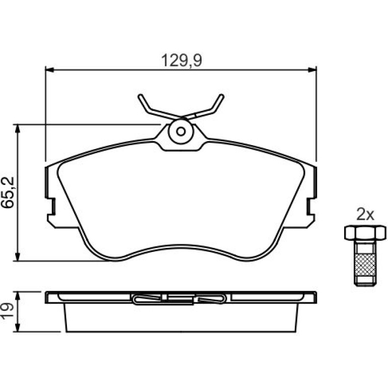 Bremsklötze 0 986 461 753 Bremsklötze 0 986 461 753