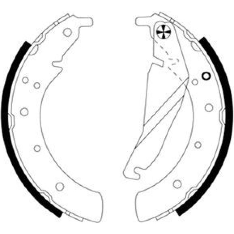 Bremsbacken Bmw E28/E34 91033500 Bremsbacken Bmw E28/E34 91033500