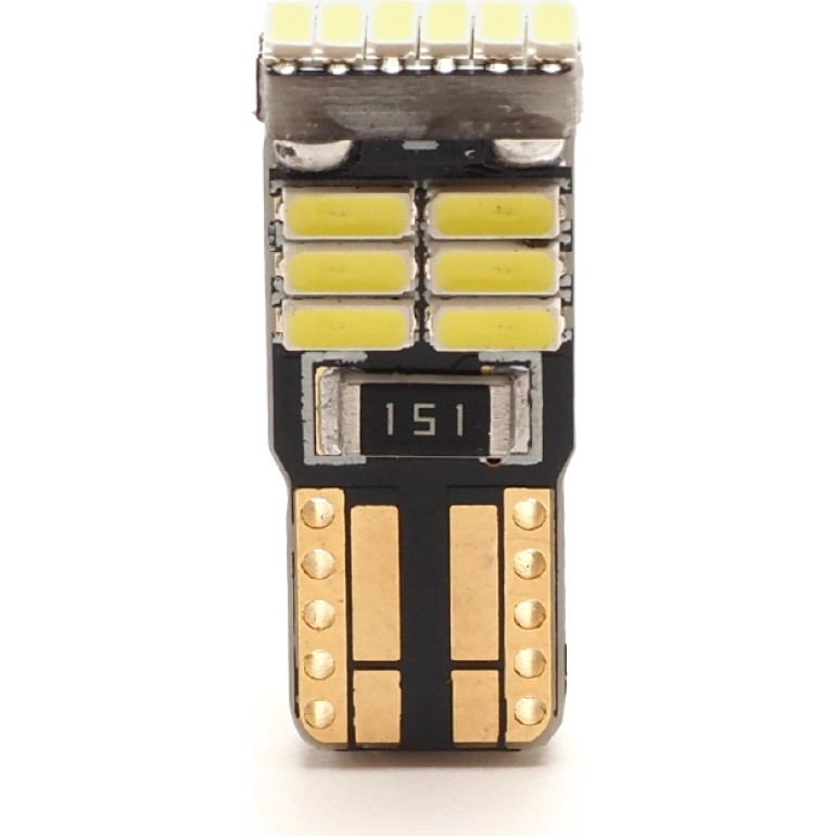 LED Glassockel T10 W5W W2,1x9,5d 18x 4014 24V SMD Weiß LED Glassockel T10 W5W W2,1x9,5d 18x 4014 24V SMD Weiß