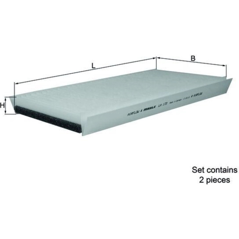 MAHLE Filter, Innenraumluft LA 173/S
