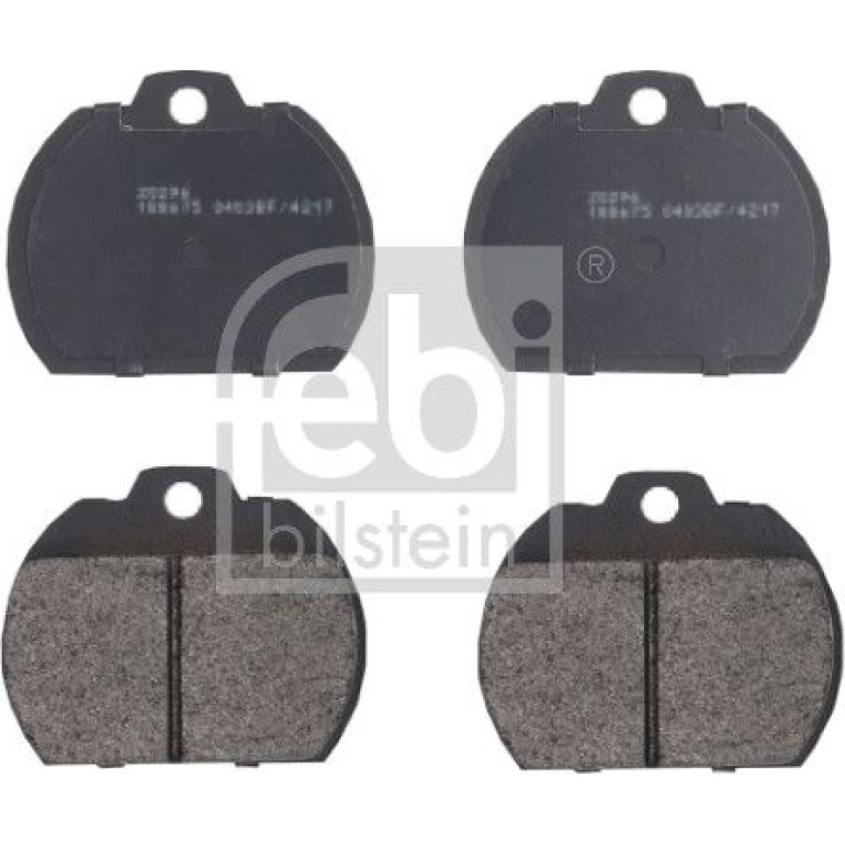 FEBI BILSTEIN Bremsbelagsatz, Scheibenbremse 188675 FEBI BILSTEIN Bremsbelagsatz, Scheibenbremse 188675