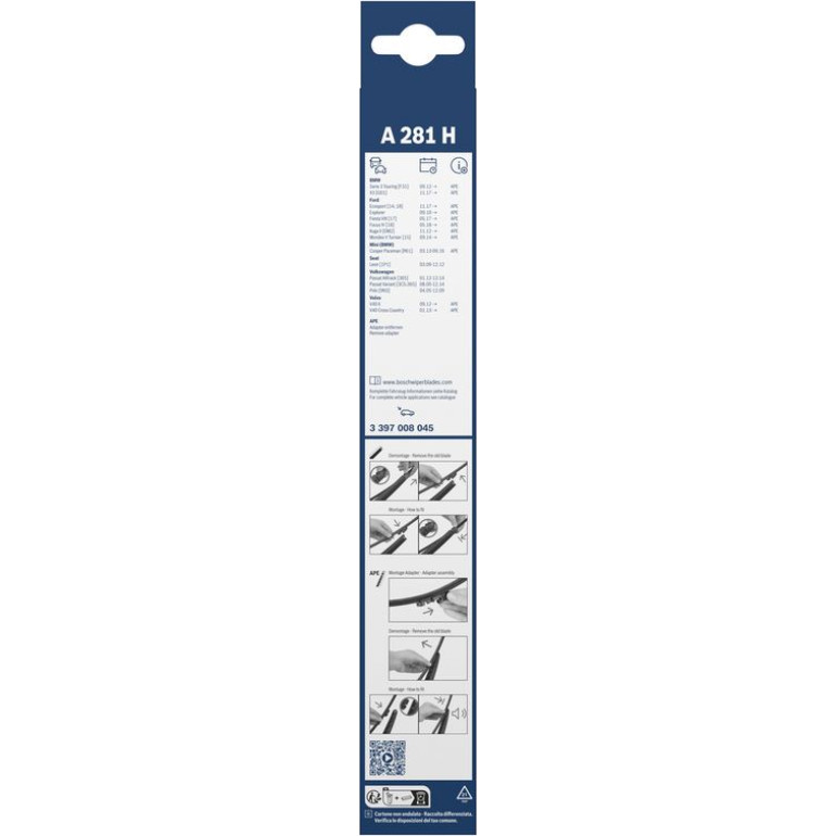 Bosch Scheibenwischer Aerotwin A281H 3397008045 Bosch Scheibenwischer Aerotwin A281H 3397008045