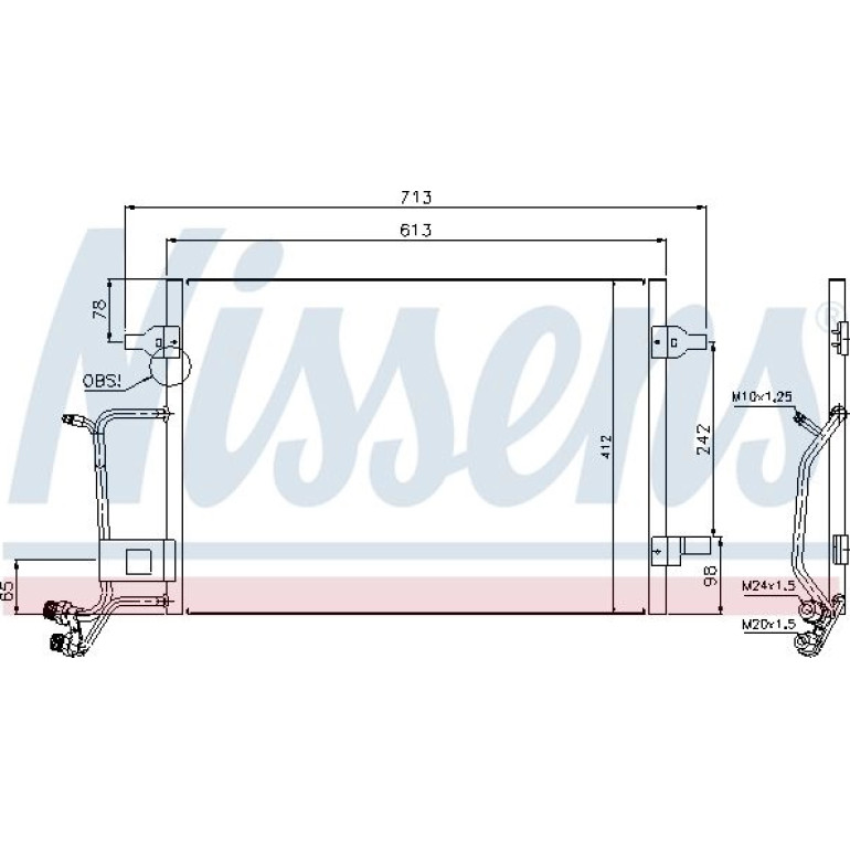 Kondensator PKW 94593 Kondensator PKW 94593