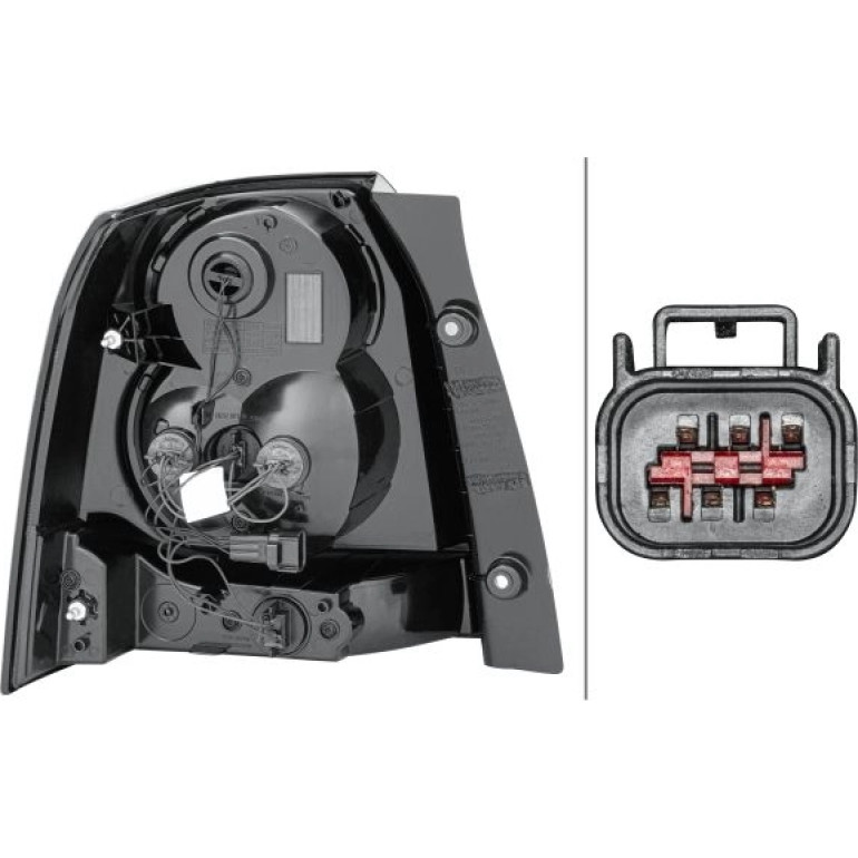 HECKLEUCHTE R HELLA 2VP 354 814-021 HECKLEUCHTE R HELLA 2VP 354 814-021