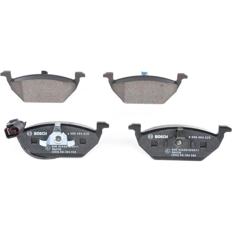 Bosch Bremsbelagsatz 0 986 494 525 Bosch Bremsbelagsatz 0 986 494 525