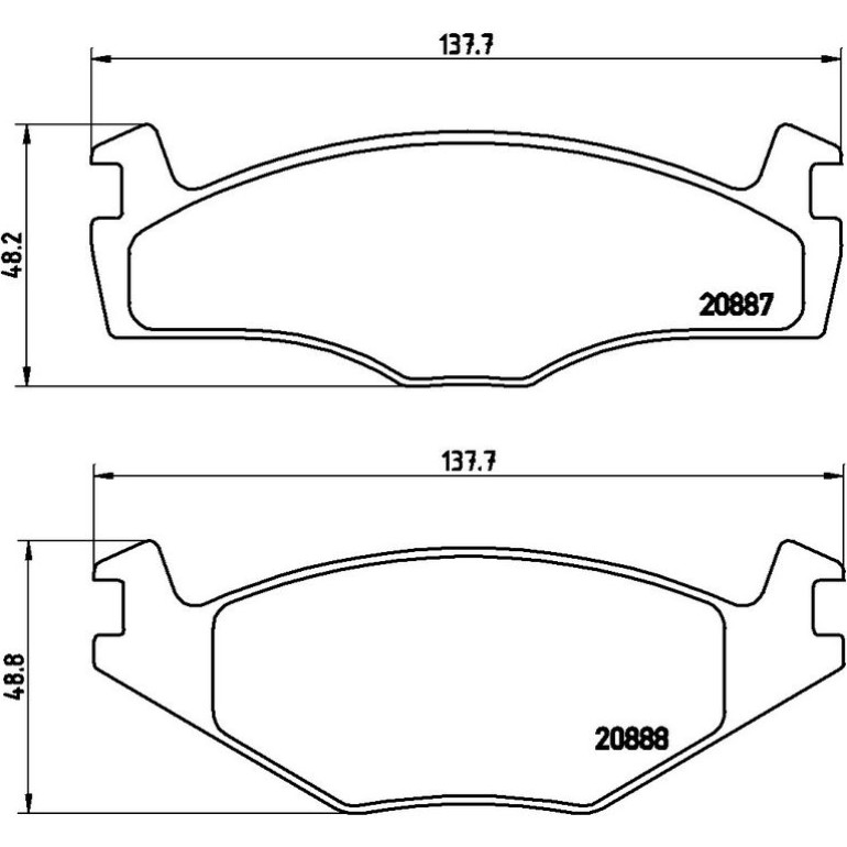 BREMBO Bremsklötze VA P 85 024 BREMBO Bremsklötze VA P 85 024