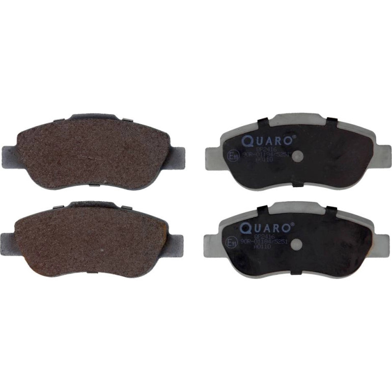 Bremsbelagsatz Fiat P. Panda 1.3Jtd 03 QP2416 Bremsbelagsatz Fiat P. Panda 1.3Jtd 03 QP2416